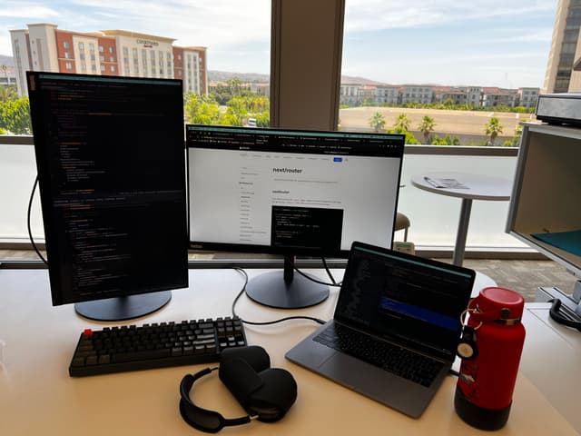 My Desk at Taco Bell